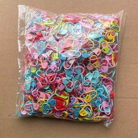Resim Örgü, Hobi ve Dokuma için 100'lü Karma Renk Dikiş İşaretleyicileri - Çeşitli DIY Sweater Elyaf Aksesuarları, Renkli Pin İşaretleyiciler 