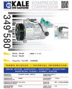 Resim KALE Bmw Klima Kompresoru Bmw N43 B16 N46 B20 E87 E90 X1 E84 05> - 349580 