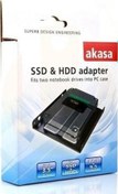 Resim Ak-Hda03 2 X 2,5" Hdd 3.5" Adaptör + Sata Kablo Seti Akasa