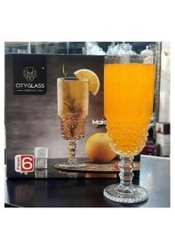Resim 6 Lı Kristal Cam Kahve Yanı Bardağı Meşrubat Bardağı Bardak 