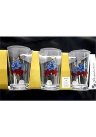 Resim Paşabahçe 52052 Gül Desenli Su Bardağı 205 Cc 6 Lı 