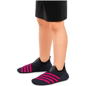 Resim Kiko Kids Enigma Havuz Plaj Kız Çocuk Deniz Ayakkabısı 7501 Siyah - Fuşya Siyah - Fuşya 