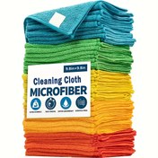 Resim Yüksek Performanslı Mikrofiber Temizlik Bezi - 1200 Yıkama, İz Bırakmayan Temizlik İçin Ultra Emici Havlular - Kimyasal Madde Yok - Araba Yıkama ve Mücevher Bakımı İçin Mükemmel 