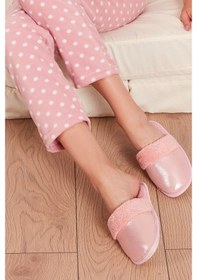 Resim Lela Parlak Bayan Terlik 5958005 Pembe 