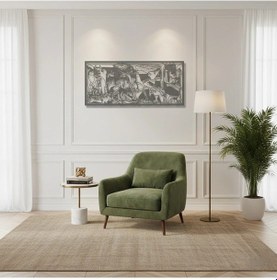 Resim Picasso Kübist Guernica Metal Tablosu Sanat Koleksiyonu 