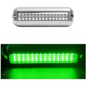 Resim Mk-042 Gemi / Yat 10-30v 42leds Suya Dayanıklı Paslanmaz Çelik Sualtı Işığı Yeşil Işık 