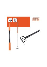 Resim Black&decker Bxgtto7007 Bahçe Tırmığı148 Cm Siyah-turuncu 