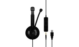 Resim Epos Sc 75 Microsoft Teams Destekli Kulak Üstü Ofis Kulaklığı (Usb + 3.5mm) 
