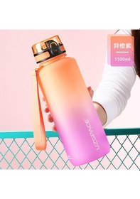 Resim Uzspace Tritan Su Matarası 1500Ml Vgn3056 Turuncu Mor 