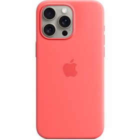 Resim Mt1v3zm/A iPhone 15 Pro Max Magsafe Özellikli Guava Silikon Kılıf 