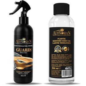 Resim Altınoran Altın Oran Guard Auto Hızlı Cila 250 ml plastik Yenileyici ve Lastik Parlatıcı 200 ml 