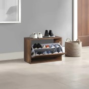 Resim Adore New Step Oturaklı Ayakkabılık - Oslo Ceviz 