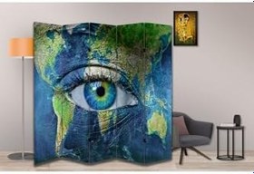 Resim Soyut Temalı Özel Tasarım Paravan Room Divider PRV1126, 180 x 180 