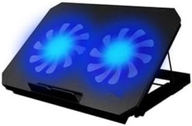 Resim Junglee Laptop Soğutucu Fan Cooling Pad Notebook Altlığı Çift Fanlı Siyah 