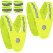 Resim EnigmaticE Emniyet Yeleği Çocuk, 2 Adet Emniyet Yeleği 4 Adet Reflektif Bantlı Binme, Reflektif Yelek Çocuk (Yurt Dışından) 