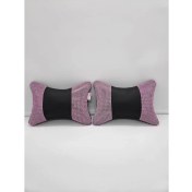 Resim Şeker Pembe Taşlı Boyun Yastığı 