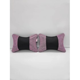 Resim Şeker Pembe Taşlı Boyun Yastığı 