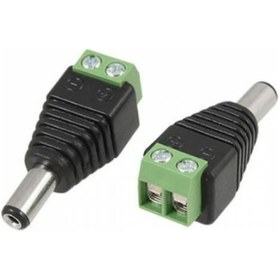Resim Genel Markalar 5.5*2.5mm Dc Power Erkek Plug Jak Adaptör Konnektör Plug 