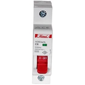 Resim Himel 1x6A 4.5kA C Eğrisi Otomatik Sigorta 