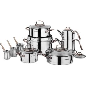 Resim Korkmaz Rosanna 15 Parça Çelik Çeyiz Seti A1703 