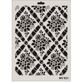 Resim Skygo Rich Dantel Seri DN-921 Stencil 35x25 cm 