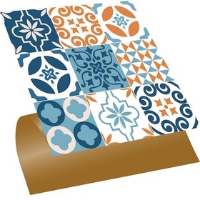 Resim Tink KENDİNDEN YAPIŞKANLI KONTRAST DESENLİ PVC KARO 30X30 CM 