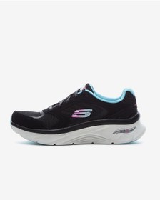 Resim Skechers Arch Fit D'lux Kadın Siyah Spor Ayakkabı 149686 Bkbl 