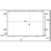 Resim ORIS CAU158016 Klima Brazing Condenser A/M A4 2.0 TDI 2000 94851 