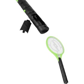 Resim xirshop Yüksek Gerilimli Elektronik Sinek Öldürücü - Pil ile Çalışan, Güvenlik Izgaralı 