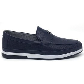 Resim Lisans Sohes Lisans Shoes %100 Hakiki Deri Erkek Günlük Ortopedik Rahat Yazlık Ayakkabı Yeni Sezon 40-44 Lacivert 