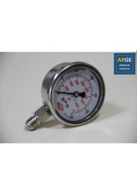 Resim Simga Çap 63 0-600 Bar 1.6 Skl Gliserinli ALTtan Manometre 