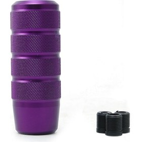 Resim Ranyeek Alüminyum Kaydırmalı Vites Topu 95mm, Kaymazsız Desen, Evrensel Araçlar İçin Mor, Dayanıklı, M8/m10/m12 Adaptörler Dahil 