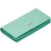 Resim Mavi Deri Kadın Cüzdan - S1CB00005685-T9D 