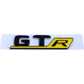 Resim Gtr Piano Black-sarı Bagaj Yazısı 3m 3d Abs Mercedes 123 