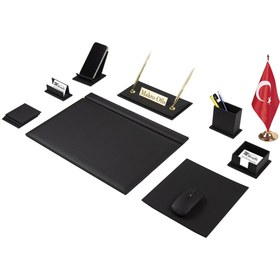 Resim Makroofis G101 Deri Sümen Takımı 11 Parça Siyah Full Set 