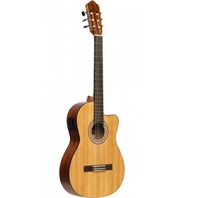 Resim Stagg SCL70TCE-NAT Elektro Klasik Gitar 