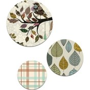 Resim 3'Lü Duvar Panosu (128500524) 