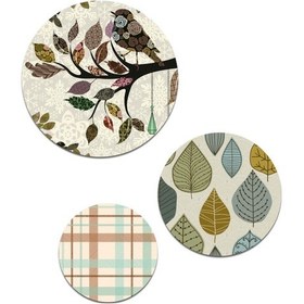 Resim 3'Lü Duvar Panosu (128500524) 