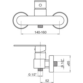 Resim Provido Duş Bataryası Gold (Pvd) Mdb155-A Gpd 