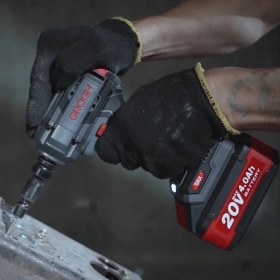 Resim Grogh Kömürsüz Motorlu Akülü Darbeli Somun Sıkma 20V 4Ah GRX2042-4 Bmc | Yüksek Torklu Şarjlı Somun Sıkma 
