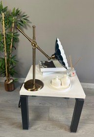 Resim Bamyum Masa Lambası Risso Deniz Yeşili Dekoratif Abajur Çocuk Başucu Lambası Okuma 