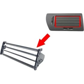 Resim Pearl Shop Astra H ile Uyumlu Kalorifer Havalandırma Muzulu Izgara Perdesi Sol 