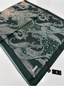 Resim Qashka Saten İpek Şal Etro Desen Lbt0109-41279 Çok Renkli 