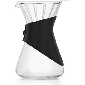 Resim Karaca Brewy Coffe Sürahili Borosilikat Cam Dripper/Kahve Demleme Seti 700 ML 