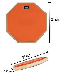 Resim Midex DD-1080-C Bateri Davul Çalışma Pedi 8" Drum Practice Pad 