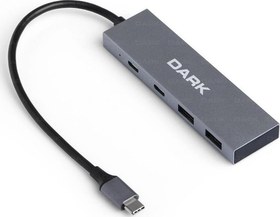 Resim DK-AC-USB312C 4 Port USB Type-C HUB 2X USB3.0 Type-A & 2X USB3.1 Type -C 