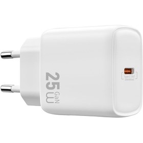 Resim Wiwu Wi-G016 Essen Serisi GaN Tech PD Hızlı Şarj Özellikli Şarj Başlığı 25W - Beyaz 