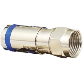 Resim Powermaster F Konnektör Digitürk Sıkmalı Mavi Çizgili (1 Adet) 