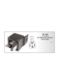 Resim Vertex 12v 80a 4p Mini Röle 