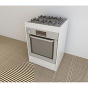 Resim Ankastre Modül Fırın Ve Ocak Dolabı Beyaz 